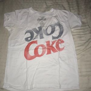V neck Coca-Cola shirt